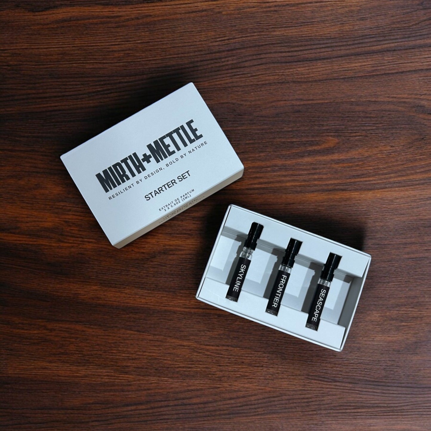 Men's Cologne Starter Set by Mirth+Mettle 3 x 2 ML (0.6oz)